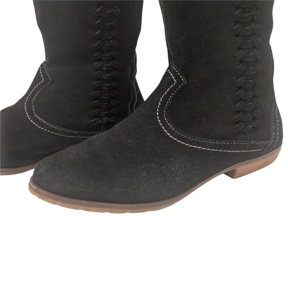 Sporto Bridget Black Suede Cowboy Boots Size 7.5 - Picture 8 of 14